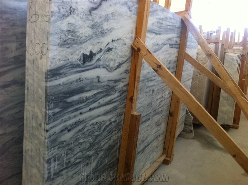 Blue Storm Marble Block