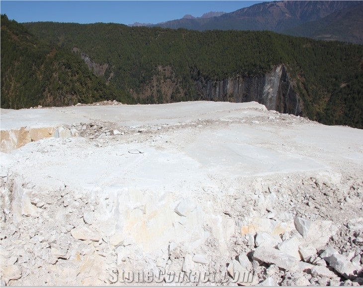 China White Marble Blocks,Yunnan White Marble Blocks