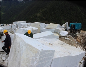 Grade a White Marble Blocks,Yunnan White Marble Block