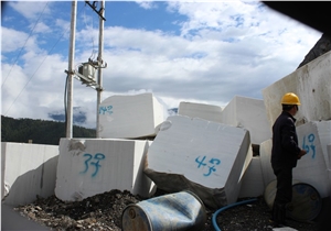 Grade a White Marble Blocks,Yunnan White Marble Block