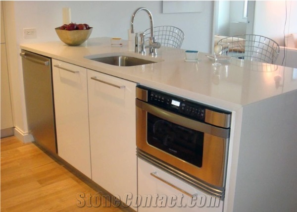 Pure White Quartz Surface,China Pure White Quartz Countertops