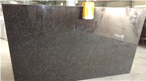 Black Galaxy Granite Slabs, India Black Granite