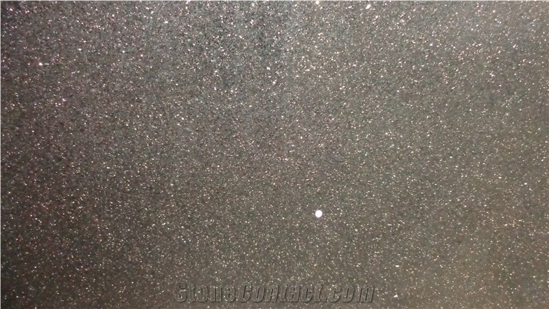 Black Galaxy Granite Slabs, India Black Granite