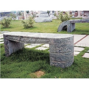 Grey Granite Garden Banch