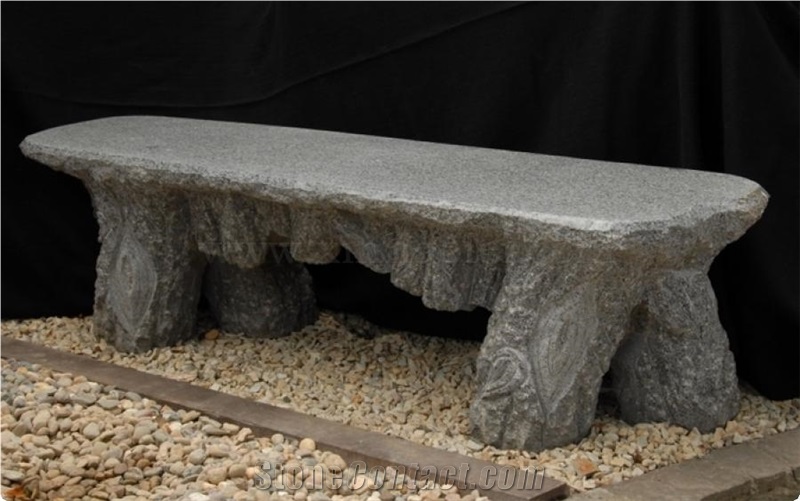 Grey Granite Garden Banch