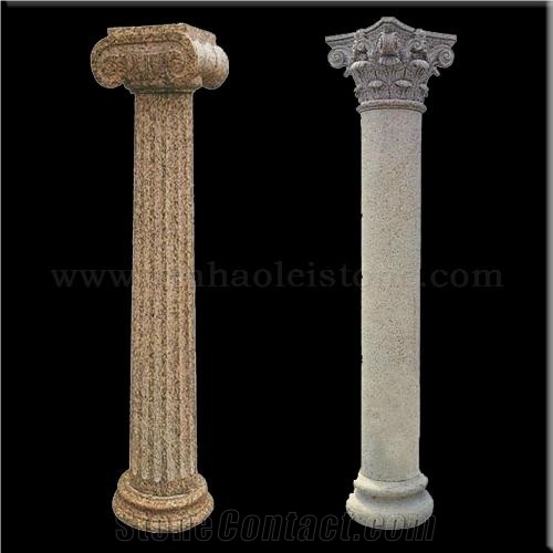 Handcarved Roman Column & Pedestals, Granitemarblesandstonelimestone Etc Roman Columns
