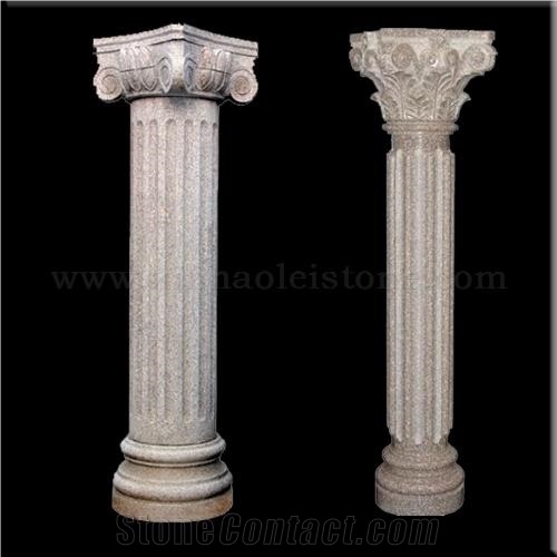 Head Of Granit / Marble Columns