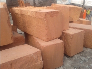 Red Sandstone Blocks, China Red Sandstone
