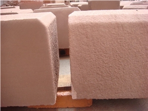 Red Sandstone Kerbstone Manufacturer