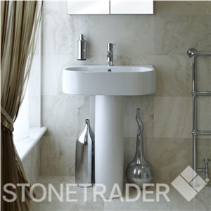 Applestone Polished Limestone Tile, Turkey Beige Limestone