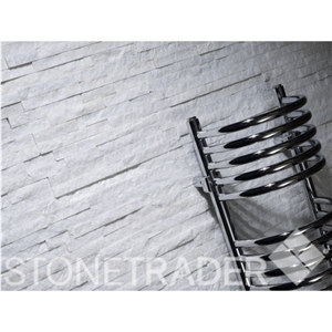 Bianco Carrara White Marble Split Face Mosaic Bianco Carrara White Marble Split Face Mosaic