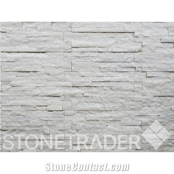Bianco Carrara White Marble Split Face Mosaic