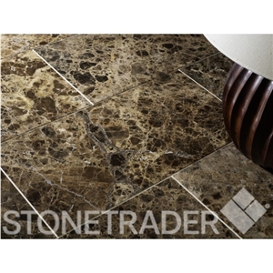 Dark Emperador Marble Tile, Spain Brown Marble