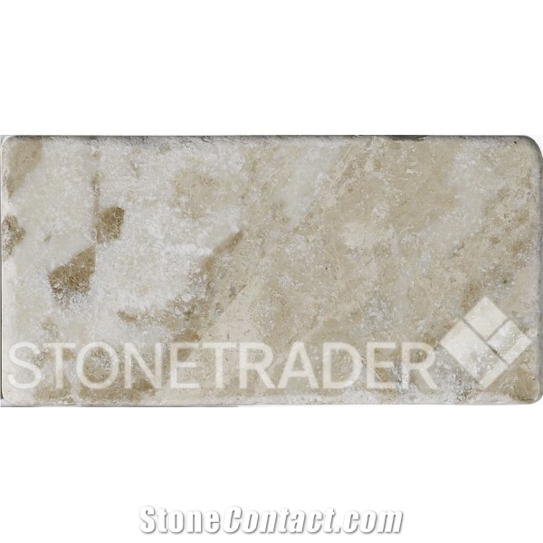 Vanilla Cream Tumbled Marble Tile, Turkey Beige Marble