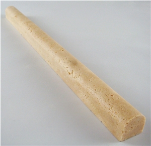 Classic Light Travertine Bullnose Molding