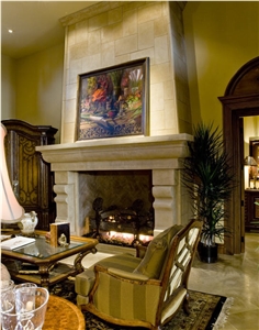 Beige Limestone Fireplaces Beige Limestone Fireplaces