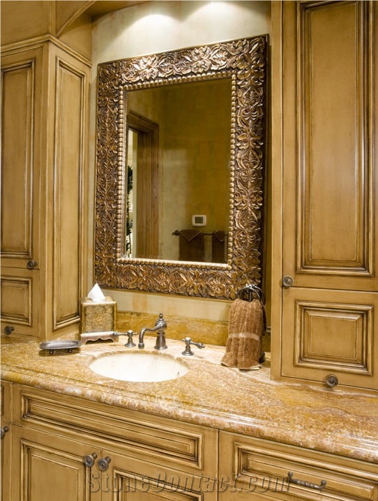 Ivory Cream Granite Bathroom Vanity Top