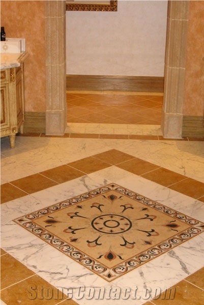 Waterjet Marble Floor Medallions
