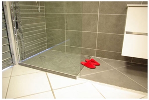 Pietra Di Soave Limestone Shower Base