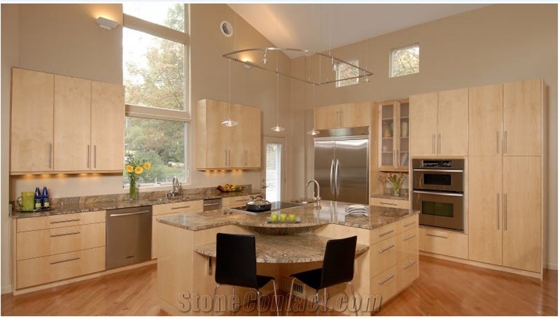 Juparana Colombo Granite Kitchen Counterop