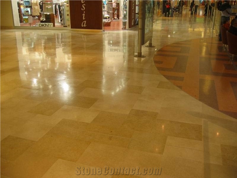 Sunny Yellow Marble Wall and Floor Tiles