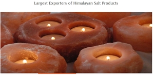 Himalayan Rock Salt Candle Holders