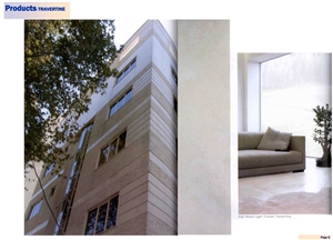 Haji Abad Light Cream Travertine, White Travertine Walling
