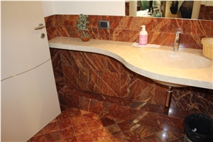 Rosso Damasco Marble Slabs & Tiles