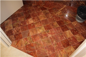 Rosso Damasco Marble Slabs & Tiles