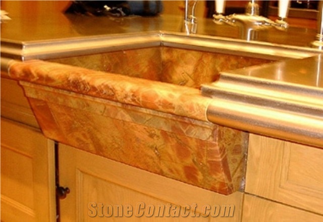 Rosso Damasco Marble Slabs & Tiles