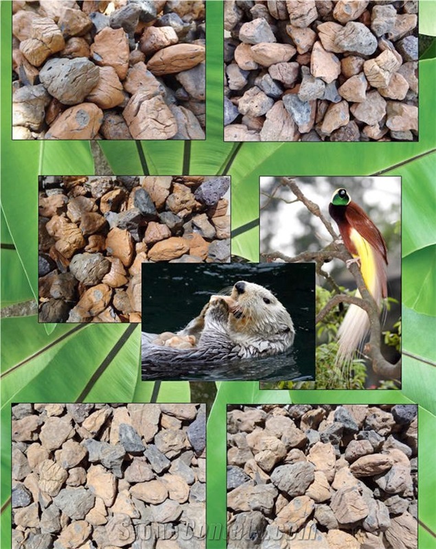 Mesquite Stone Garden Rocks, Pink Basalt Garden Rocks
