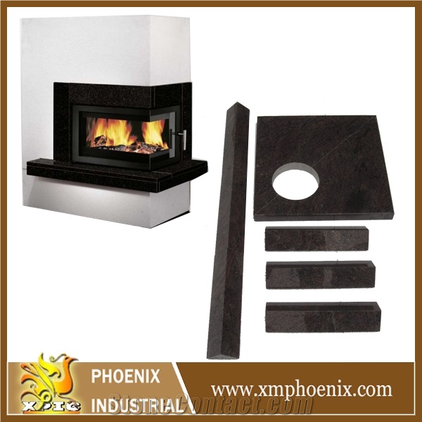 Marble Fireplace Mantel, Beige Marble Fireplace Mantel