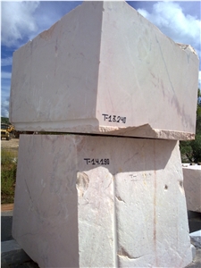 Pink Cream Marble Block, Estremoz Pardais Creme Pink Marble Block