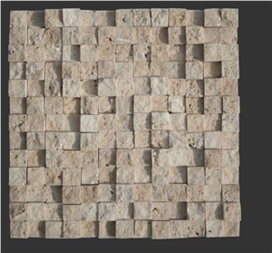 Denizli Travertine Split Face Mosaics Denizli Travertine Split Face Mosaics