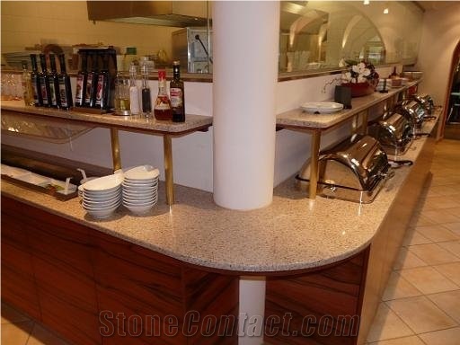 Golden Leaf Granite Countertop