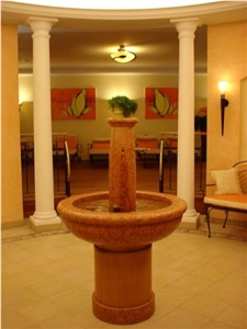 Rosso Verona Marble Fountain