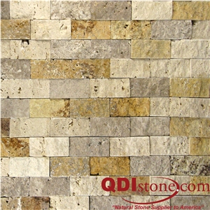 Mix Travertine Split Face ​Mosaic