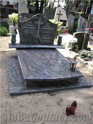 Multicolour Grain Granite Monument