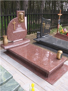 New Imperial Red Granite Monument