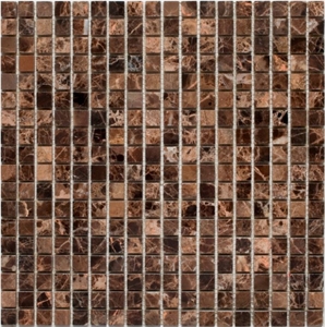Emperador Dark Brown Marble Polished Mosaic