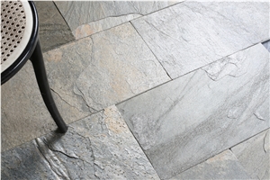 Golden Green Quartzite Slabs & Tiles, India Green Quartzite