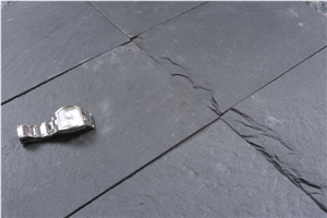 Himachal Black Quartzite Slabs & Tiles, India Black Quartzite Floor Tiles, Covering Tiles