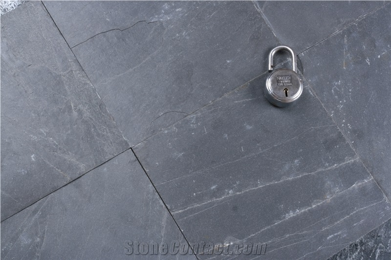 Jak Black Natural Stone Quartzite Slabs & Tiles, India Black Quartzite