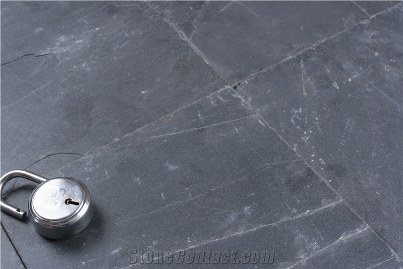 Jak Black Natural Stone Quartzite Slabs & Tiles, India Black Quartzite