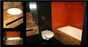 Juparana Bordeaux Granite Bathroom Design Juparana Bordeaux Granite Bathroom Design