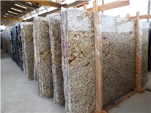 Amarelo Giallo Vitoria Granite Slabs, Yellow Granite Slabs Brazil Amarelo Giallo Vitoria Granite Slabs, Yellow Granite Slabs Brazil