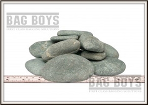 Large River Pebble Stone, Green Granite Pebble Stone