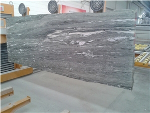 Emerald Stone Quartzite Cross Cut Slabs & Tiles, Green Quartzite Tiles & Slabs, Pietra Di Villeneuve Quartzite