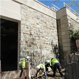 Reset Salvaged Stone - Elephant House - National Zoo