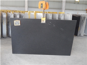 Black Galaxy Granite Slabs & Tiles, India Black Granite floor covering tiles, walling tiles 